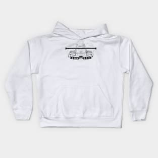 Murciélago GT  Wireframe Kids Hoodie